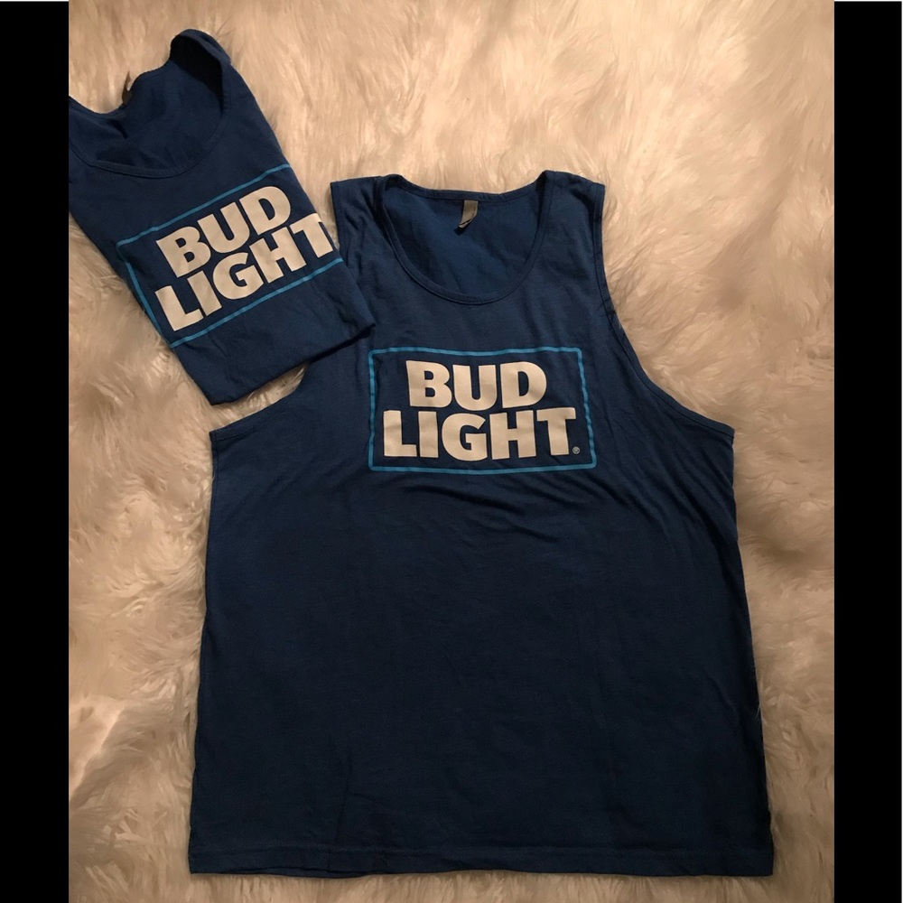 Next level muscle tees bud light xl